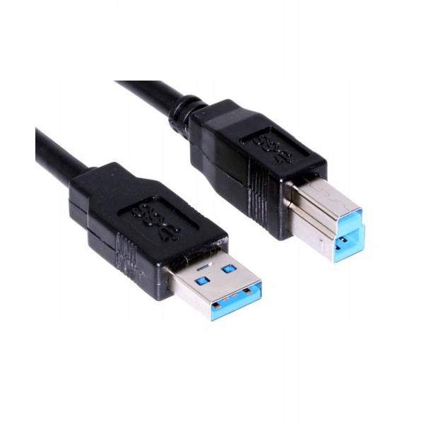 Kabel Usb (3.0), Usb A męski USB3.0 B męski,1.8m