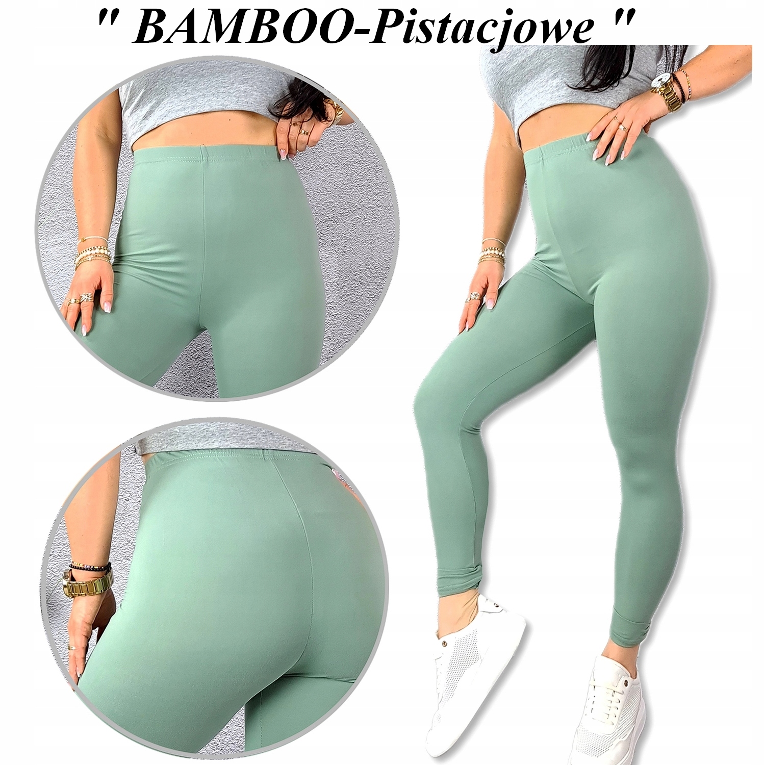 LEGINSY JAKOŚĆ WYSOKI STAN BAMBUSOWE KOLORY S/M Marka Cottonik