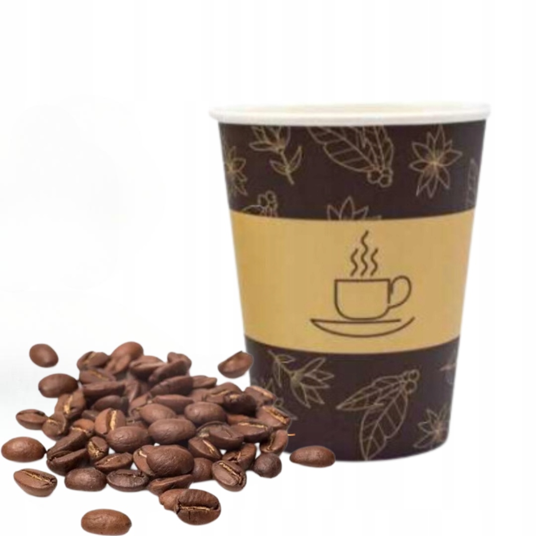 KUBKI PAPIEROWE DO KAWY HERBATY 300ML 50 SZTUK DO NAPOJÓW EKO BEZ SUP