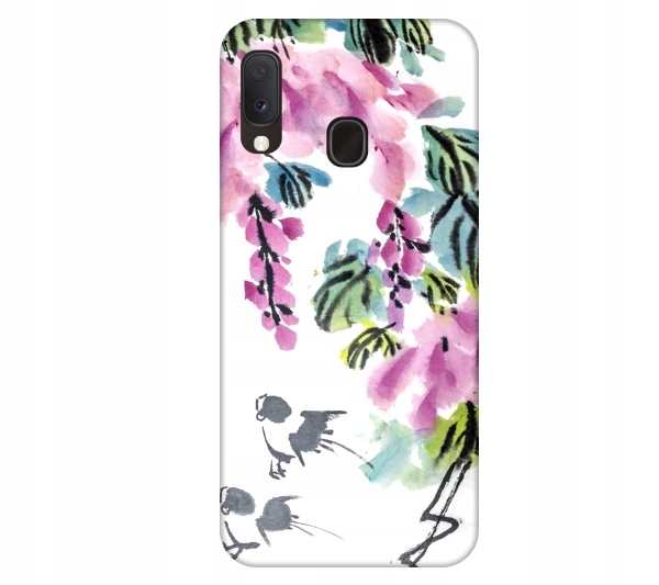 

Etui pokrowiec do Samsung Galaxy A20e Kwiaty akwar