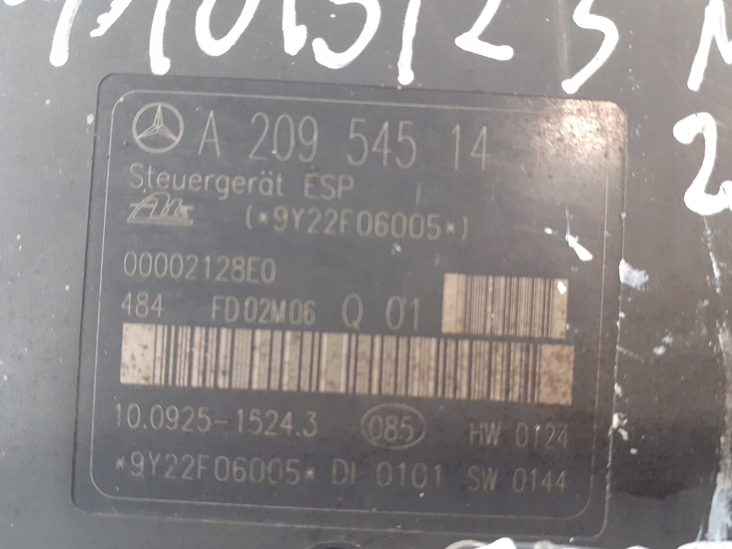 MERCEDES W203 Pompa ABS A2095451432