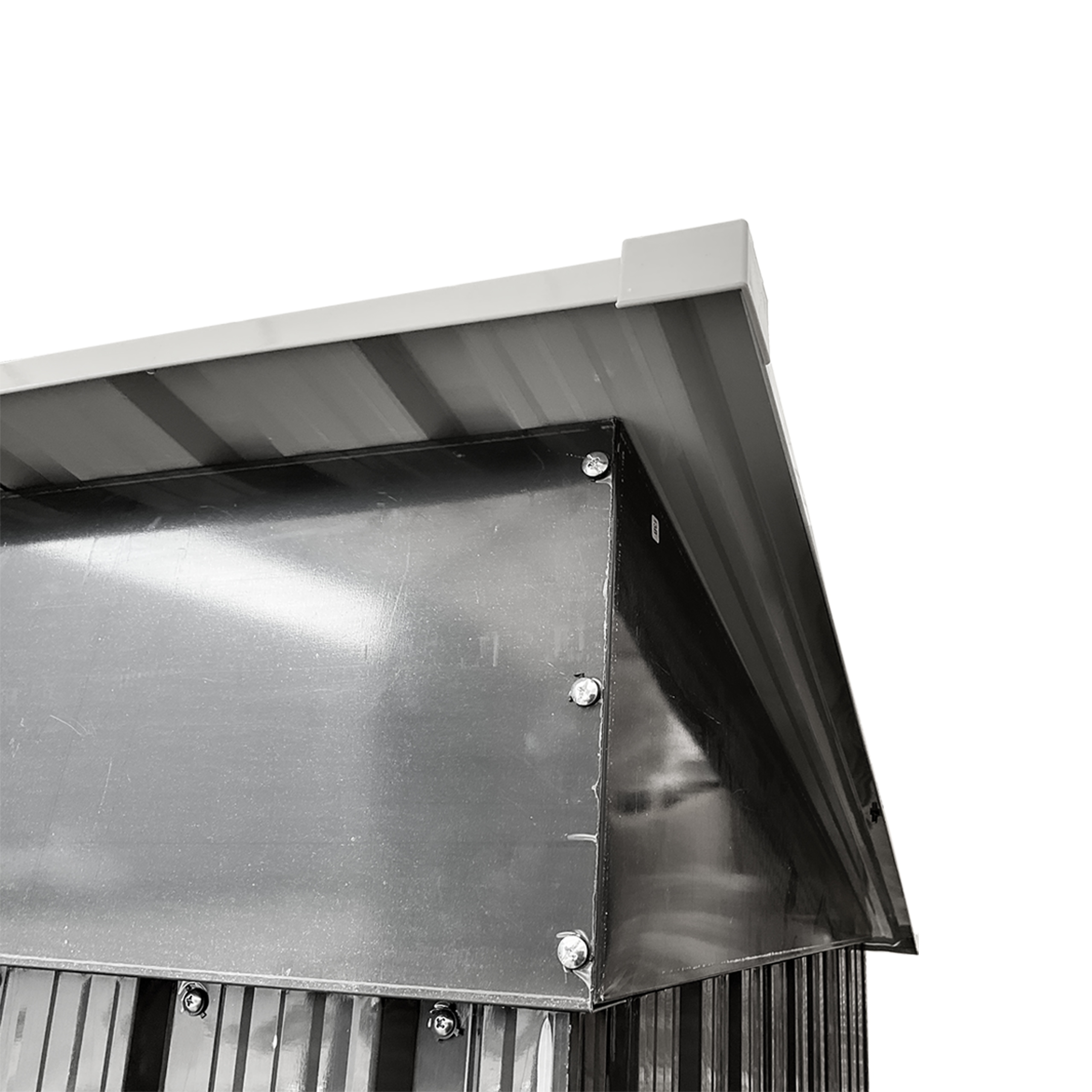 DOMEK METALOWY OGRODOWY WIATA SZOPA BLASZAK NA NARZĘDZIA 131x238x181 DM1002 Długość 131 cm