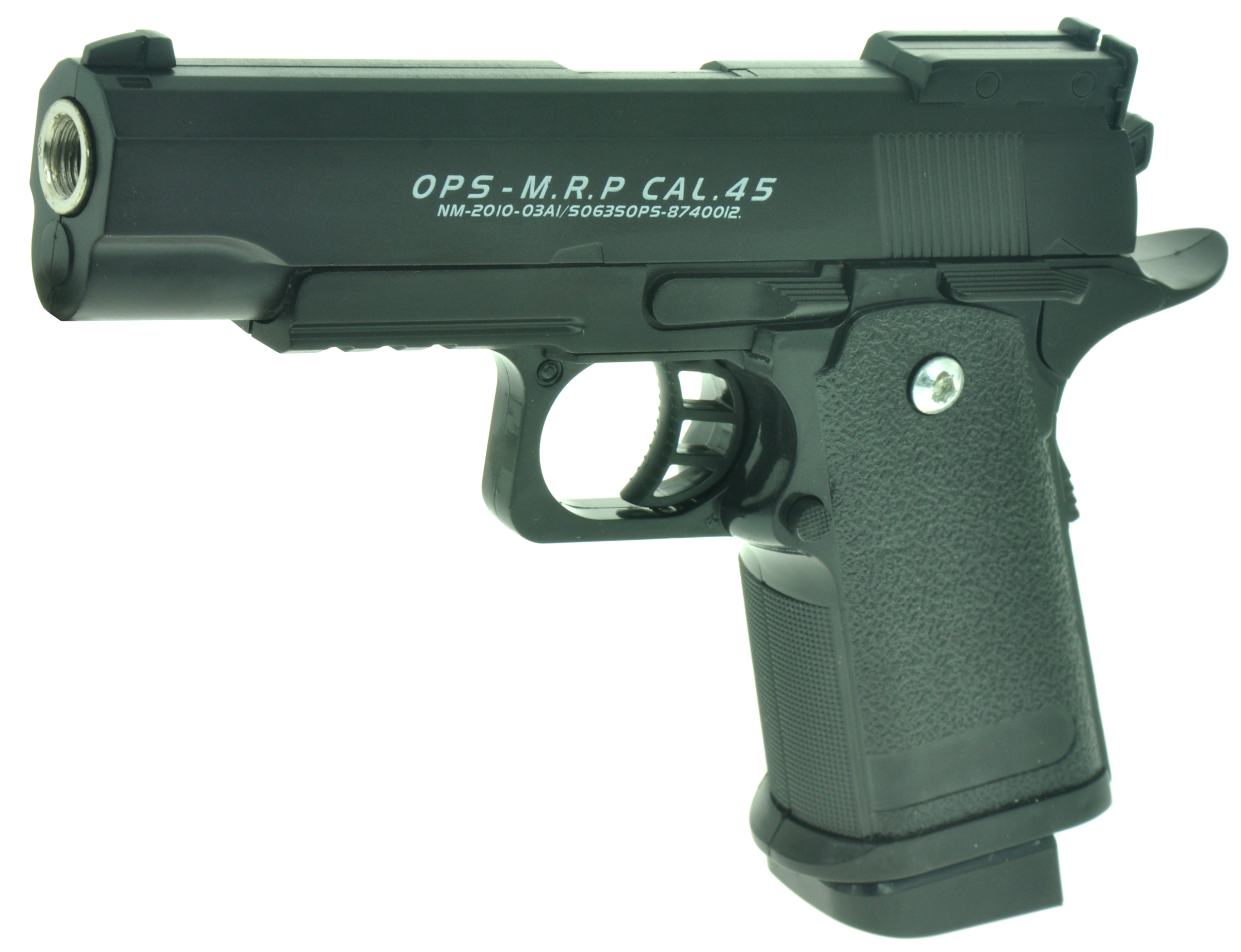 METALOWY PISTOLET NA KULKI PLASTIKOWE BLACK OPS Rodzaj pistolety