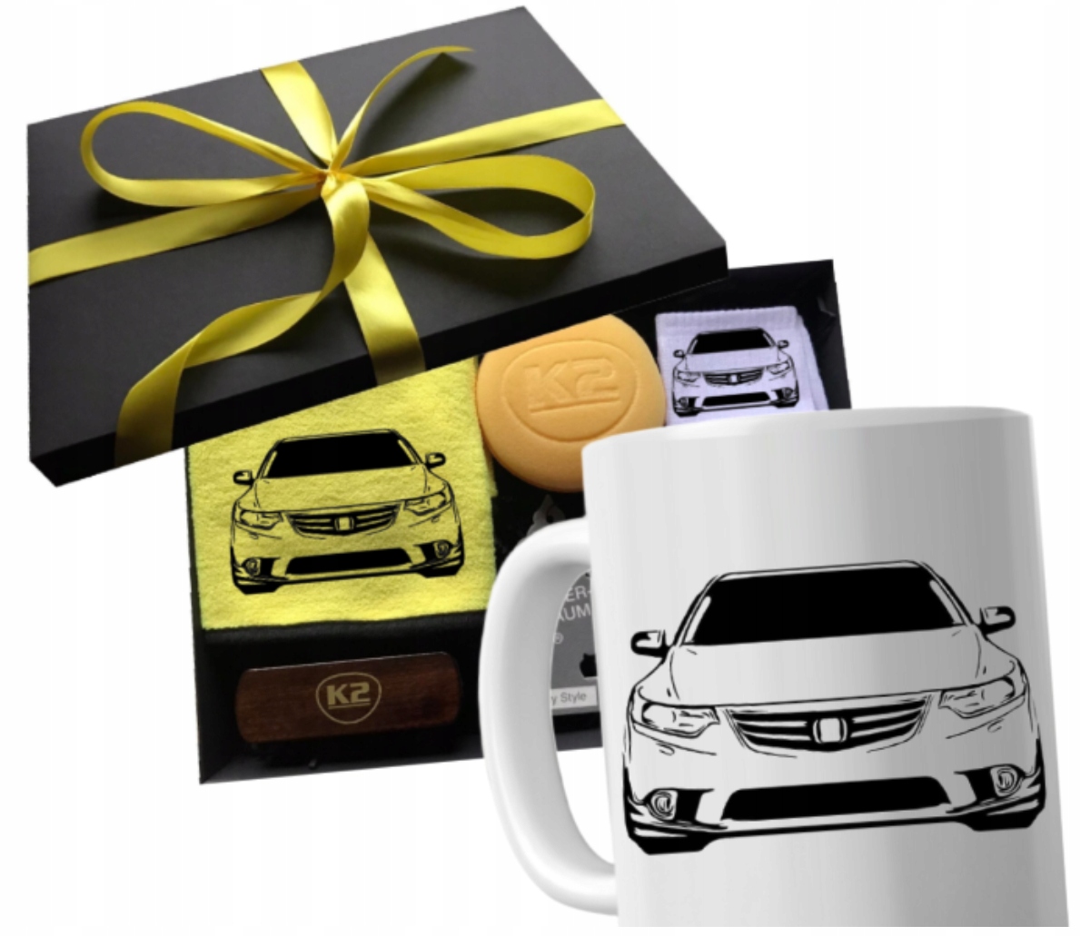 Sada dárek pro fanouška, hrnek pro kluka otce, pro řidiče auta Honda