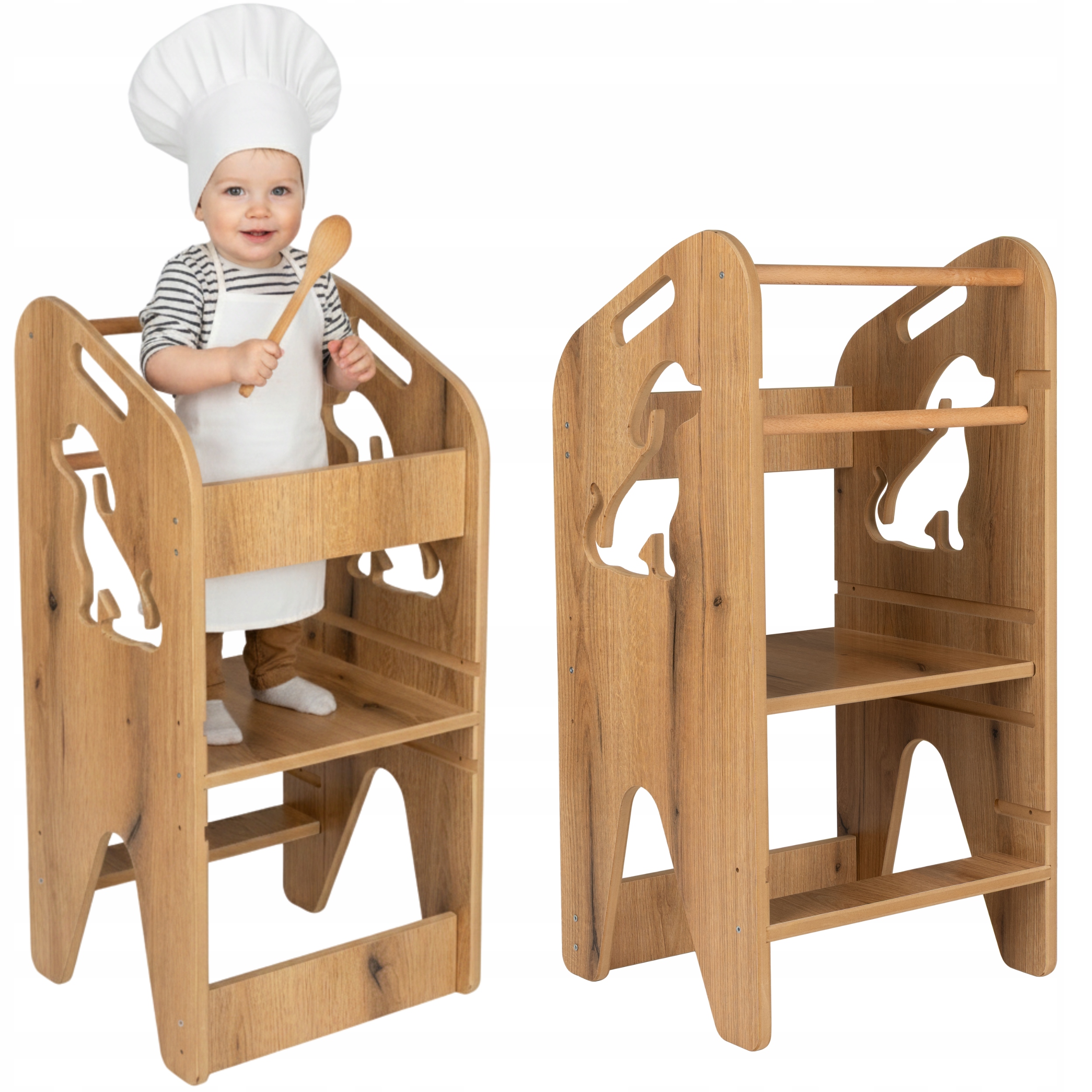 Pomocnik kuchenny SOLIDNY regulowany Kitchen Helper MDF drewno +GRATIS