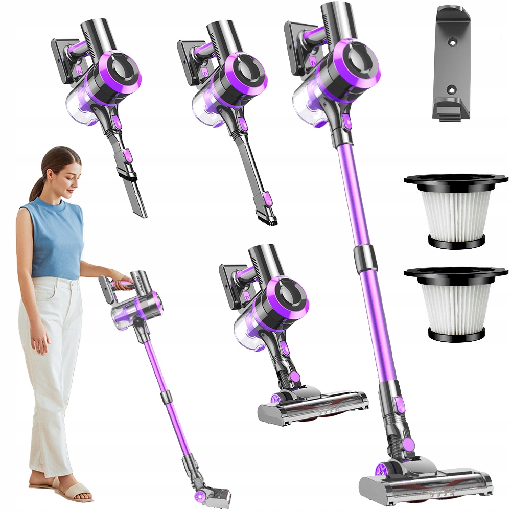 Ręczny Odkurzacz Ręczny Bezprzewodowy O Mocy 400 W Z Wysuwaną Dyszą