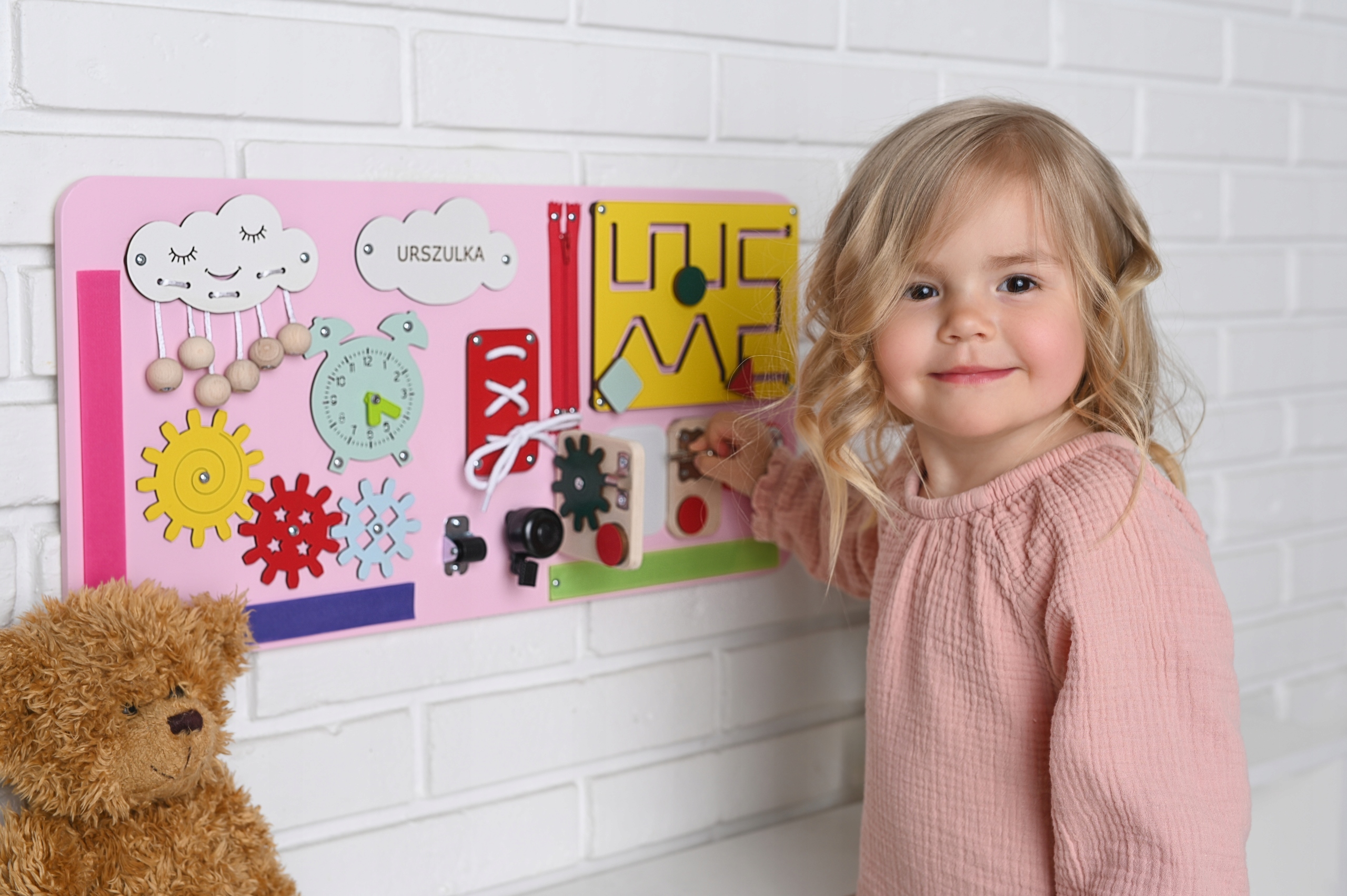 TABLICA MANIPULACYJNA XXL SENSORYCZNA MONTESSORI Certyfikaty, opinie, atesty CE EN 71