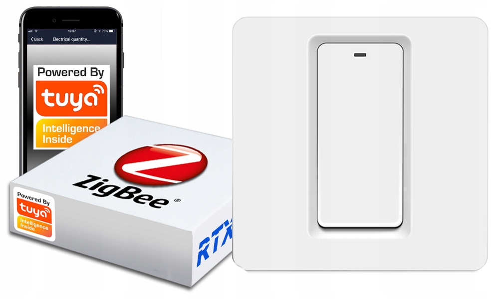 

Włącznik Światła 1 Klik. ZigBee Tuya #działa bez N