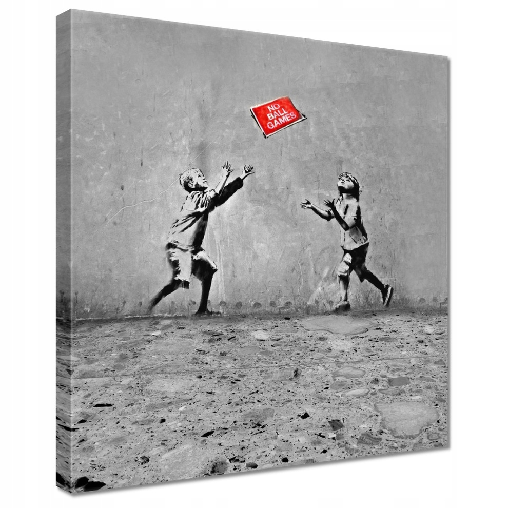 

Obrazy 20x20 Banksy No Ball Games