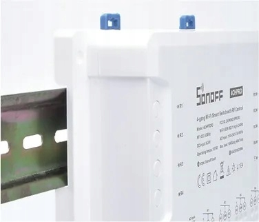 Sonoff 4CH PRO BEZNAPIĘCIOWY 4 Kanały Czujnik Temperatury SUPLA 1x3mb Zasilanie sieciowe