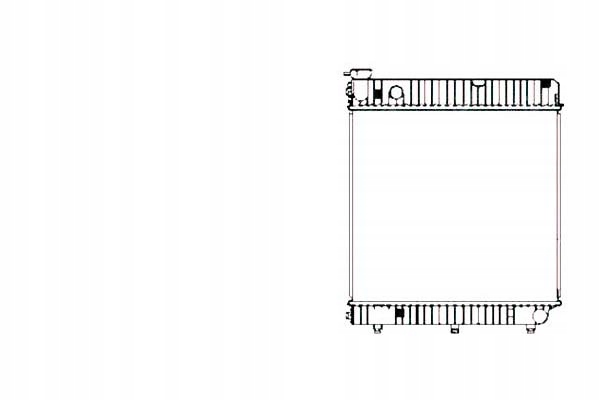 CHŁODNICA MERCEDES WODY 207-410 NRF