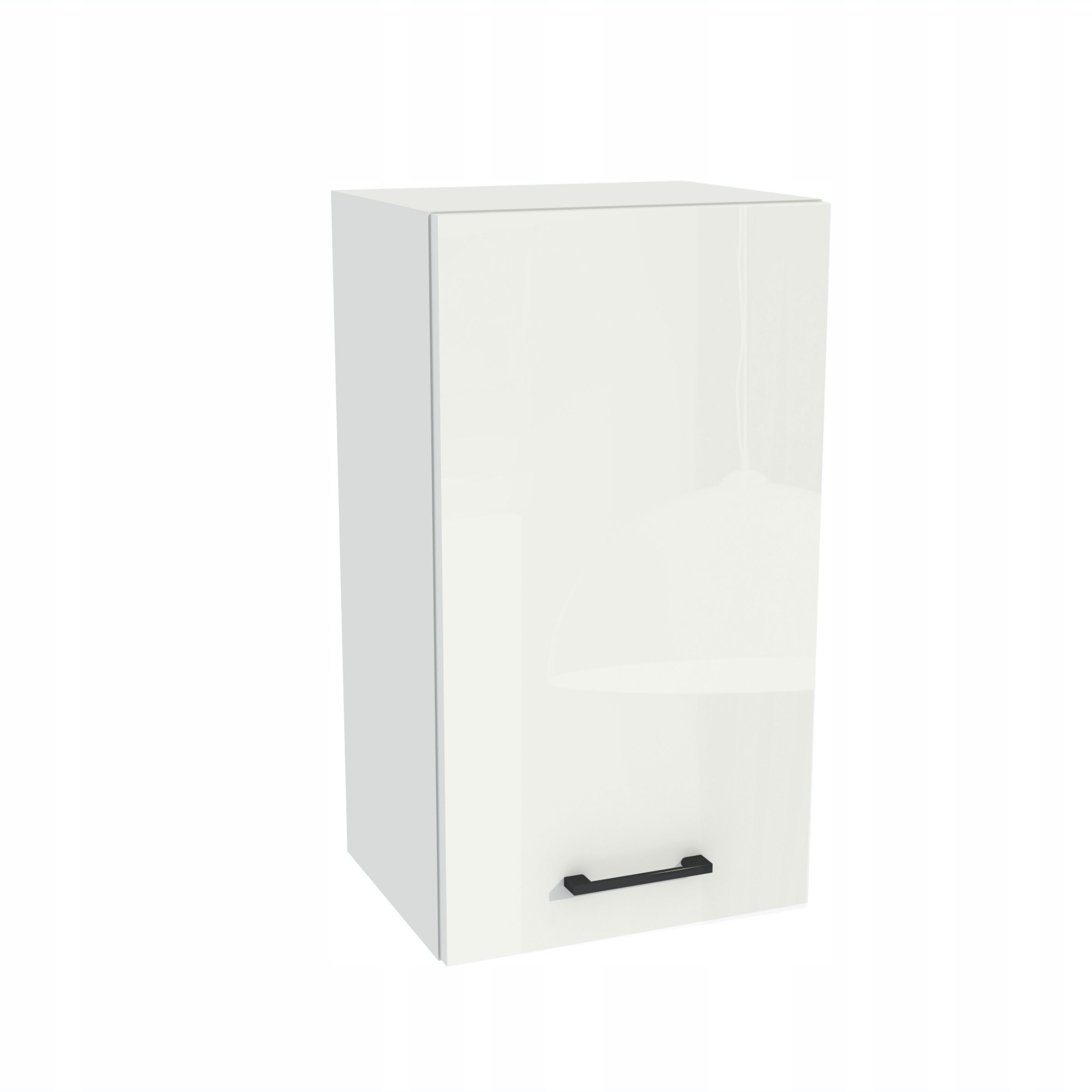 Horní kuchyňská skříňka 40/72 Capri korpus Bílá přední strana Bílý Akryl Lesk