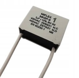 

Kondensator silnikowy rozruchowy MKSP-8 4uF 400V