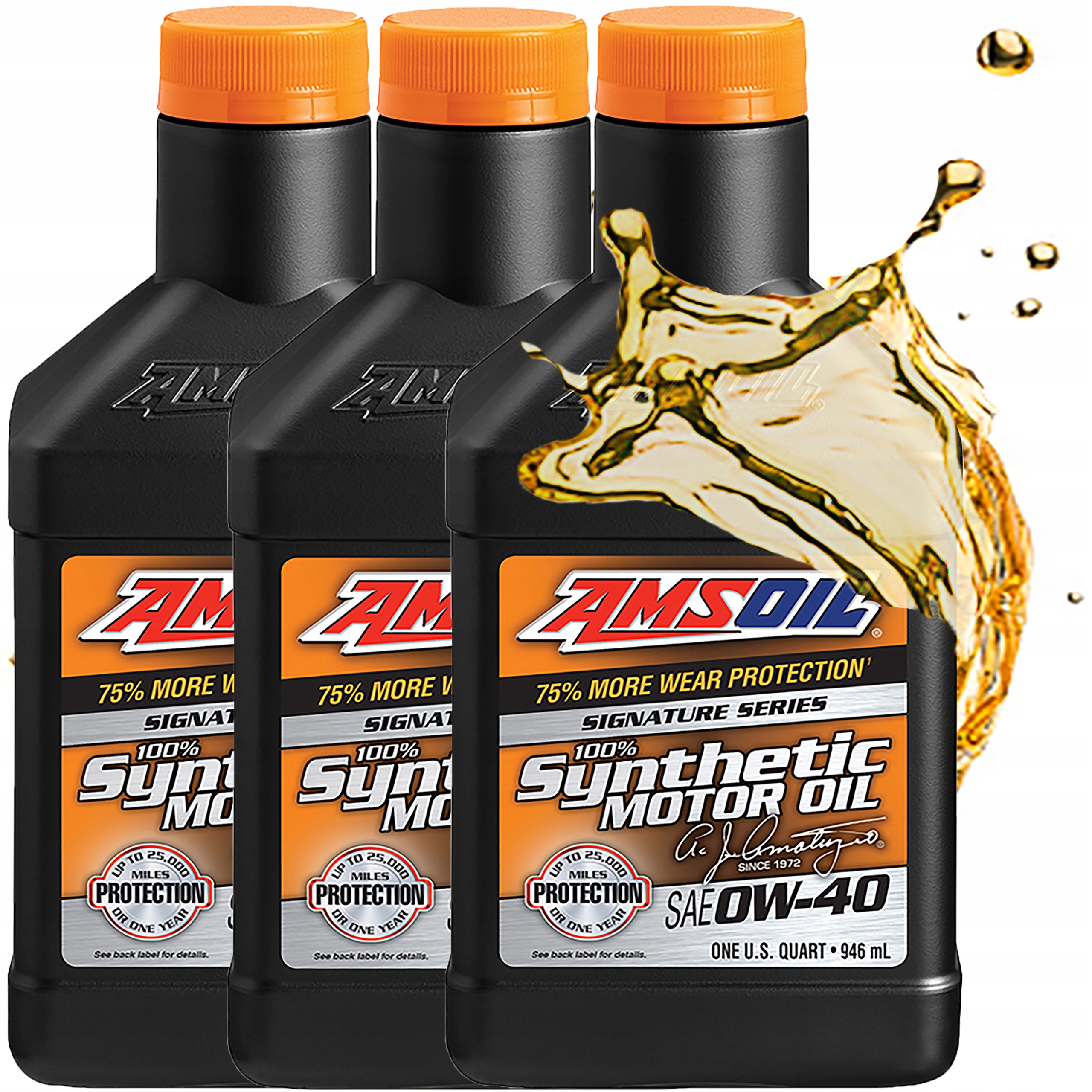 Syntetický Motorový Olej Amsoil 0W40 Signature 100 % Synth Azf 2,84