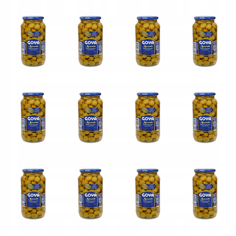 Goya oliwki zielone z pastą paprykową 935 ml X12