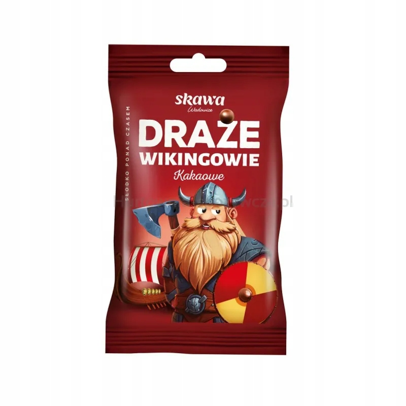 Levně Dražé Viking Skawa, kakaové, 70 g