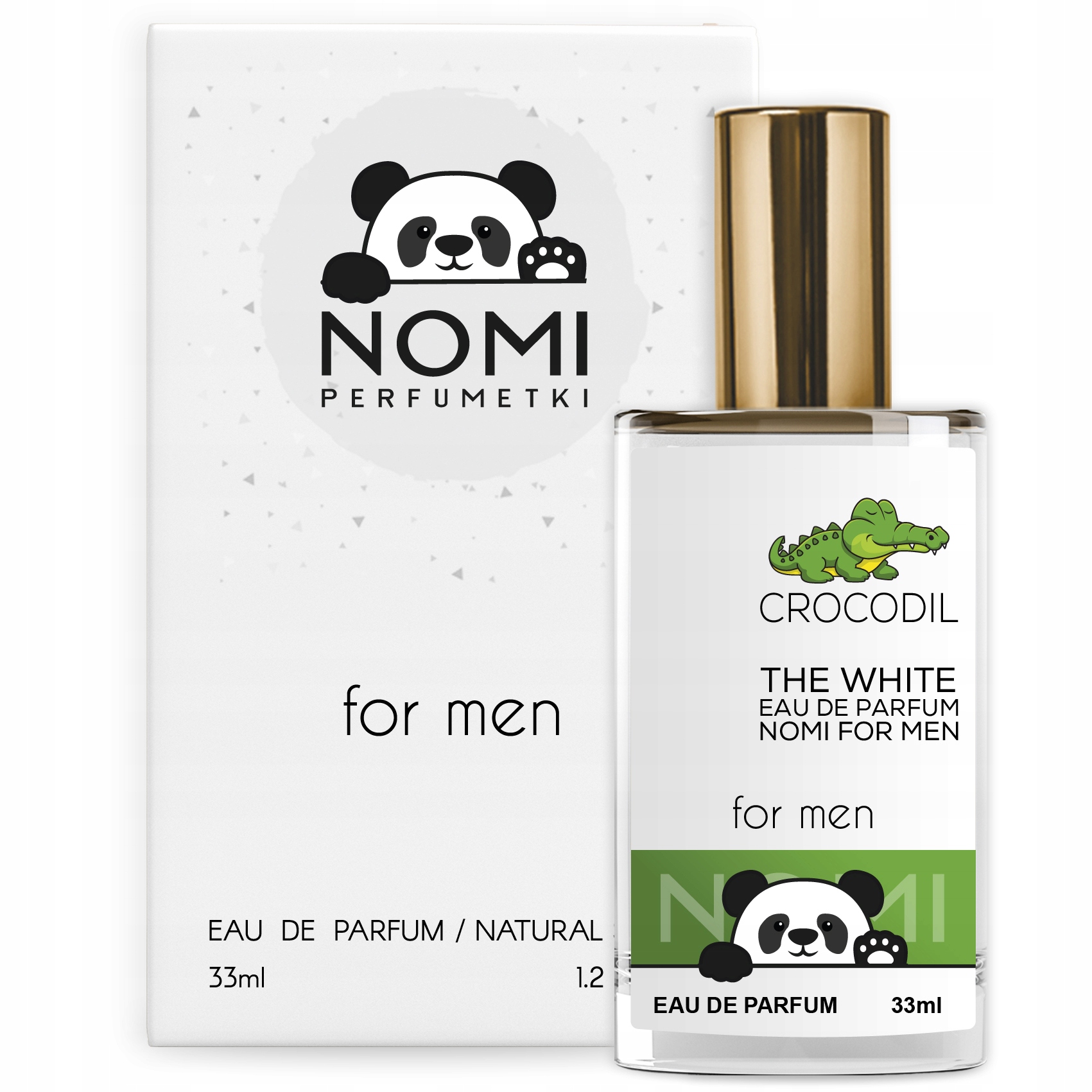 PERFUMETKI FRANCUSKIE PERFUMY CROCODIL WHITE 33ML