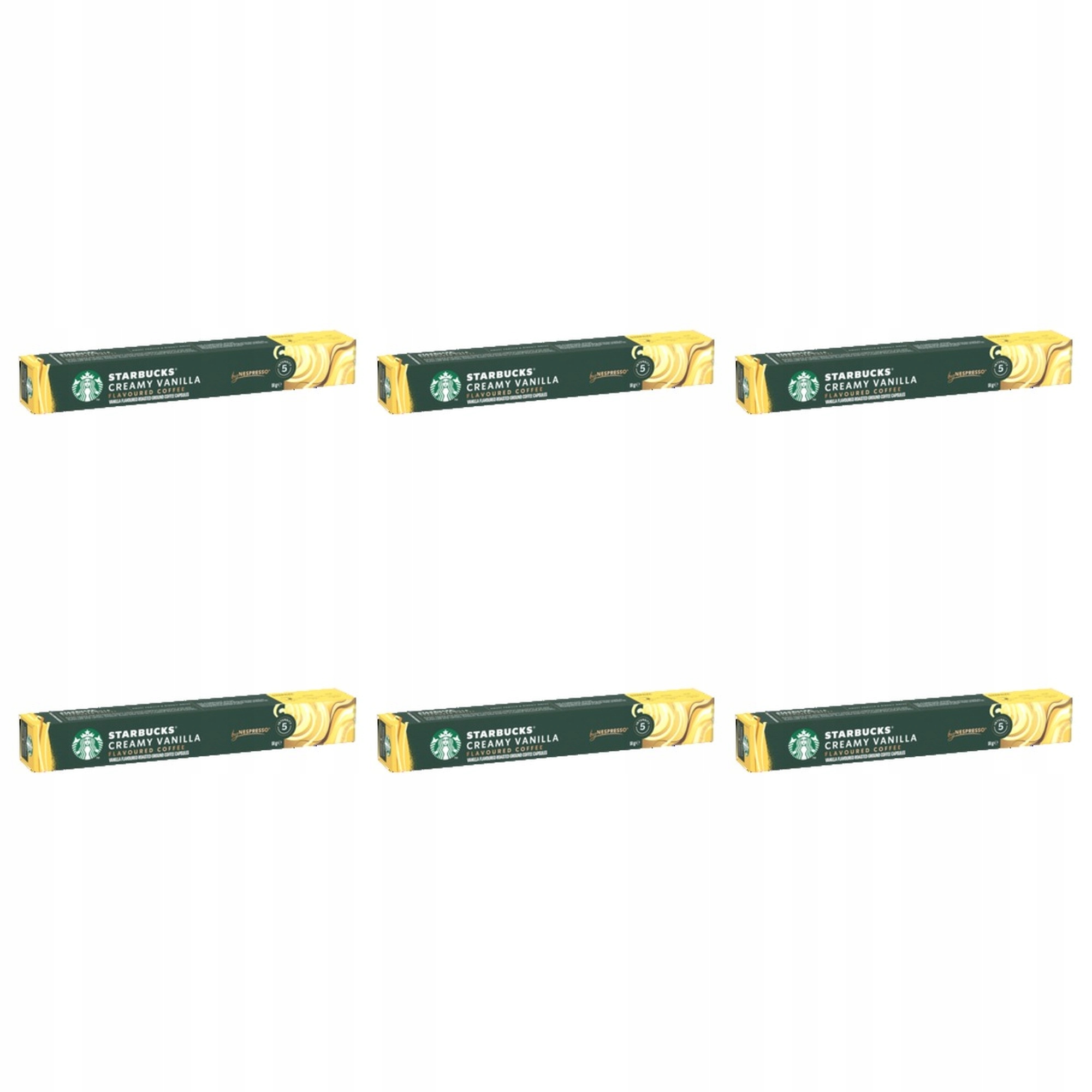 6 x kapsle pro Nespresso Starbucks Creamy Vanilla