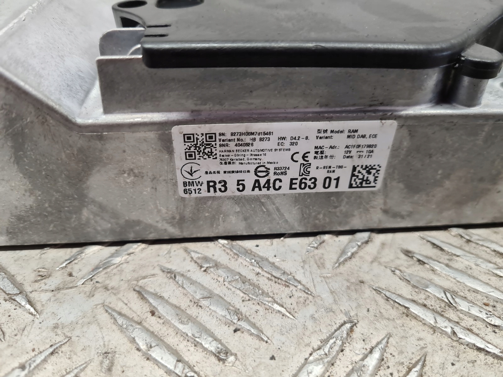 BMW X3 G01 G30 amplifier HIFI 5A4CE63