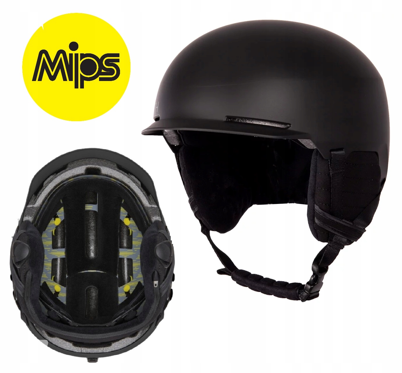 Smith Scout Mips kask snowboard czarny 63-67 XL