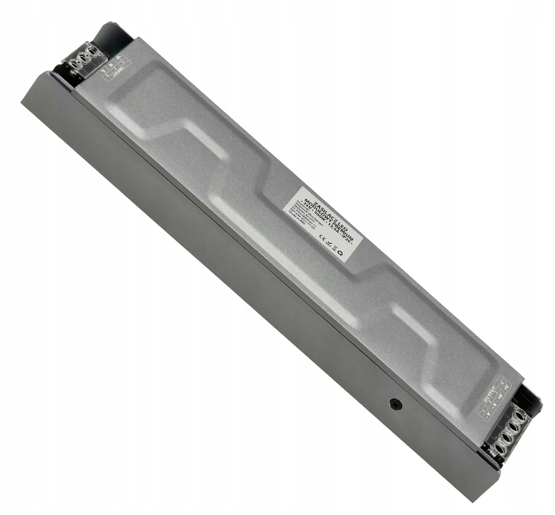 Modulární napájecí zdroj Slim Premium 24V 300W 12,5A IP20 pro Led pásky 3 roky gw.