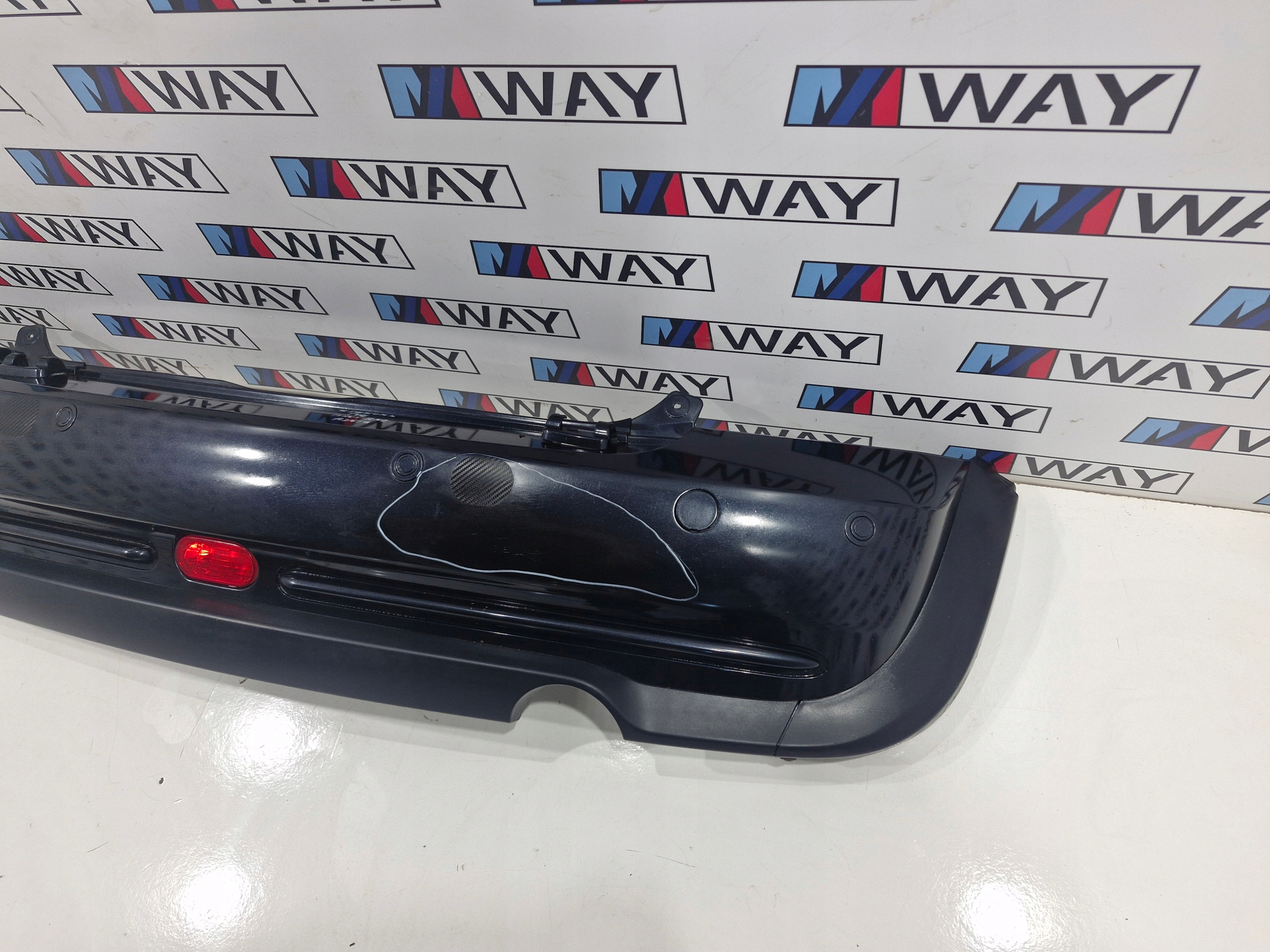 MINI COOPER R52 bumper rear A25/9 ASTRO BLACK METALIC