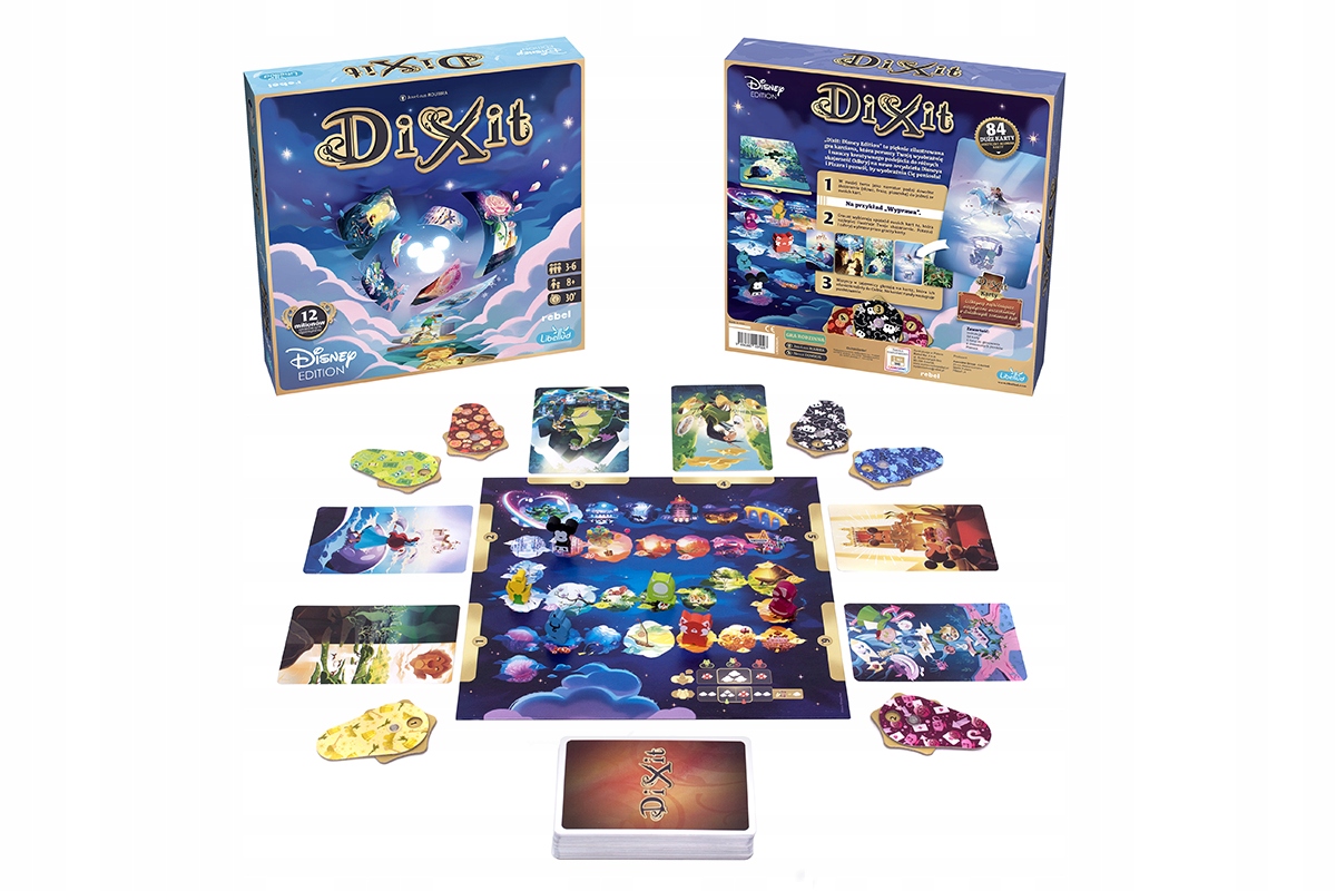 Dixit Disney Rebel Rodzinna Gra Planszowa Planszówka Dla Dzieci Osiem Lat