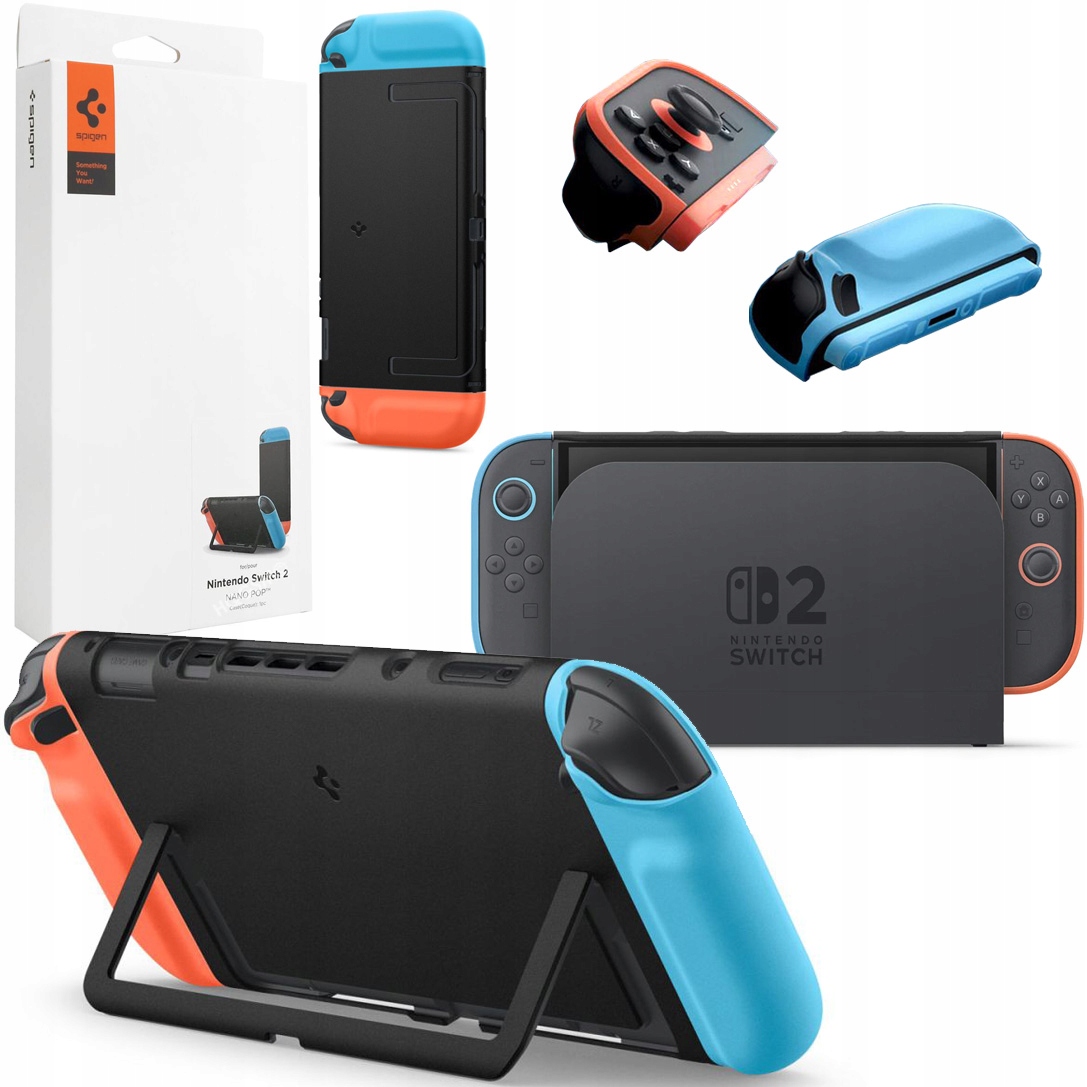 Etui ochronne na Nintendo Switch 2, Spigen, do stacji, wzmocnione case