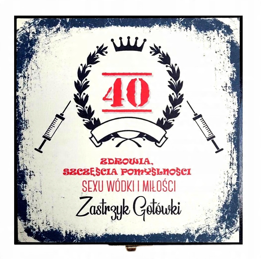 

Zastrzyk gotówki na 18,30,40..box Prezent * czarny