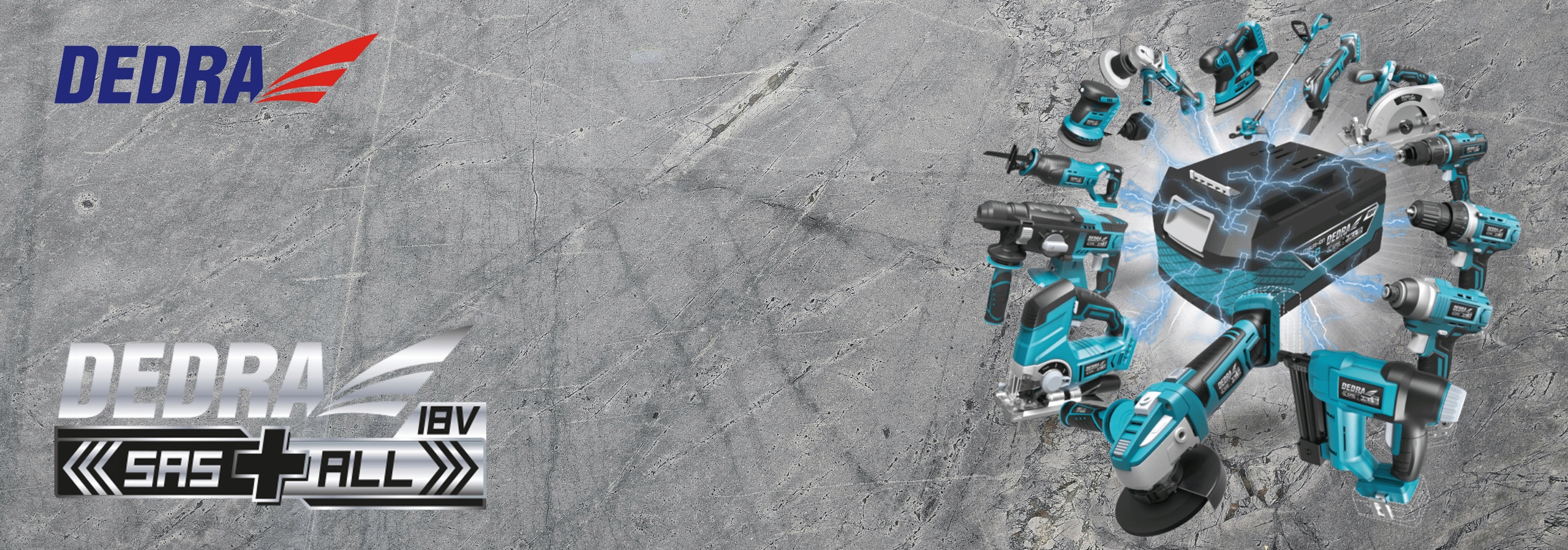 Polerka akumulatorowa DEDRA DED7085 SAS ALL 18V Producent code DED7085