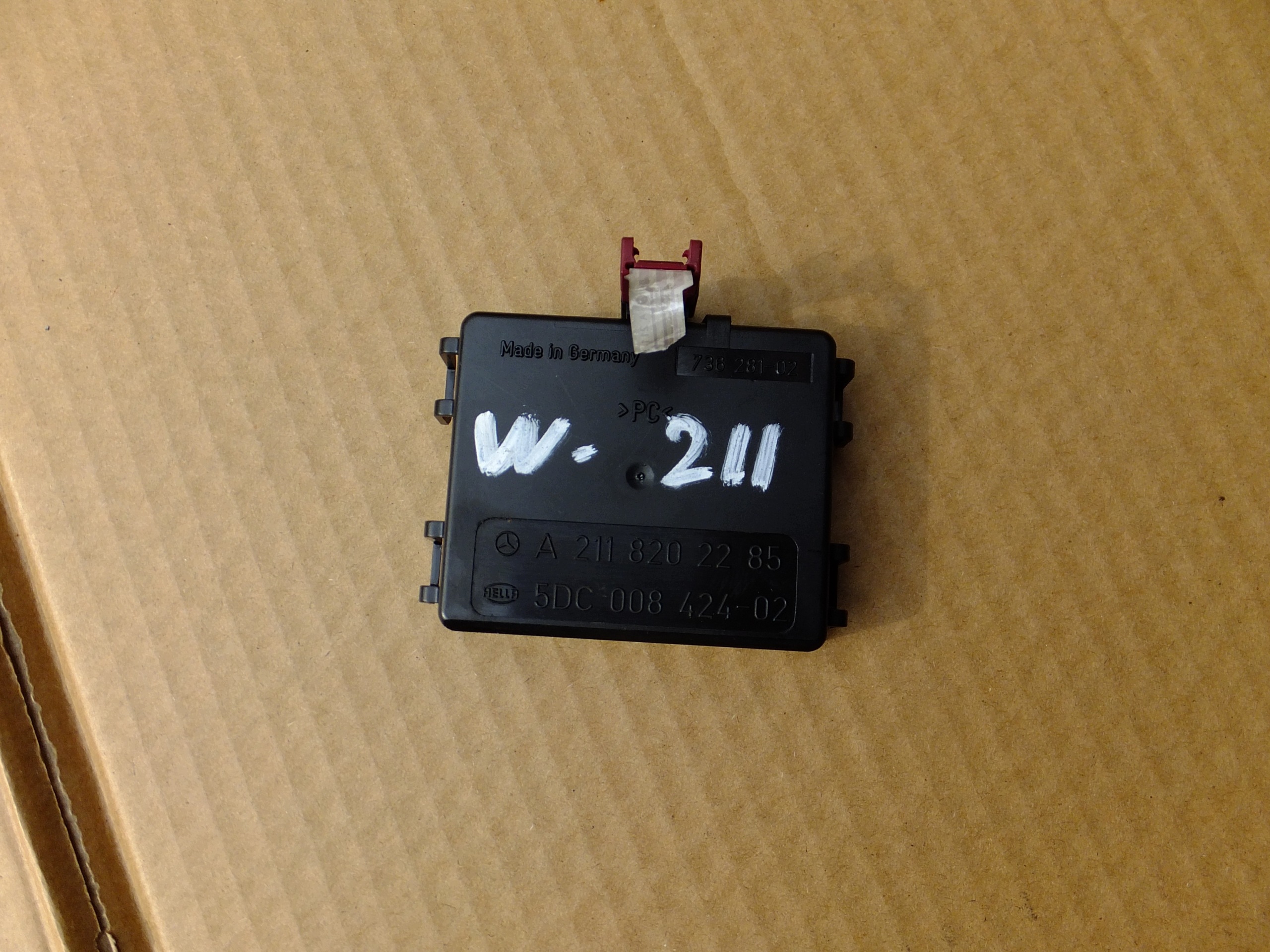 sensor rain mercedes w211 A2118202285