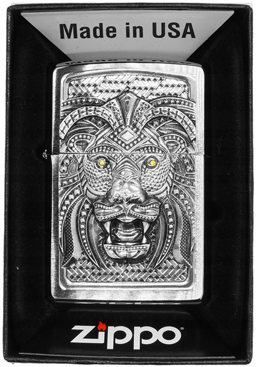 Zestaw ZIPPO Zapalniczka ART LION prezentowy*nr3 Stan opakowania oryginalne