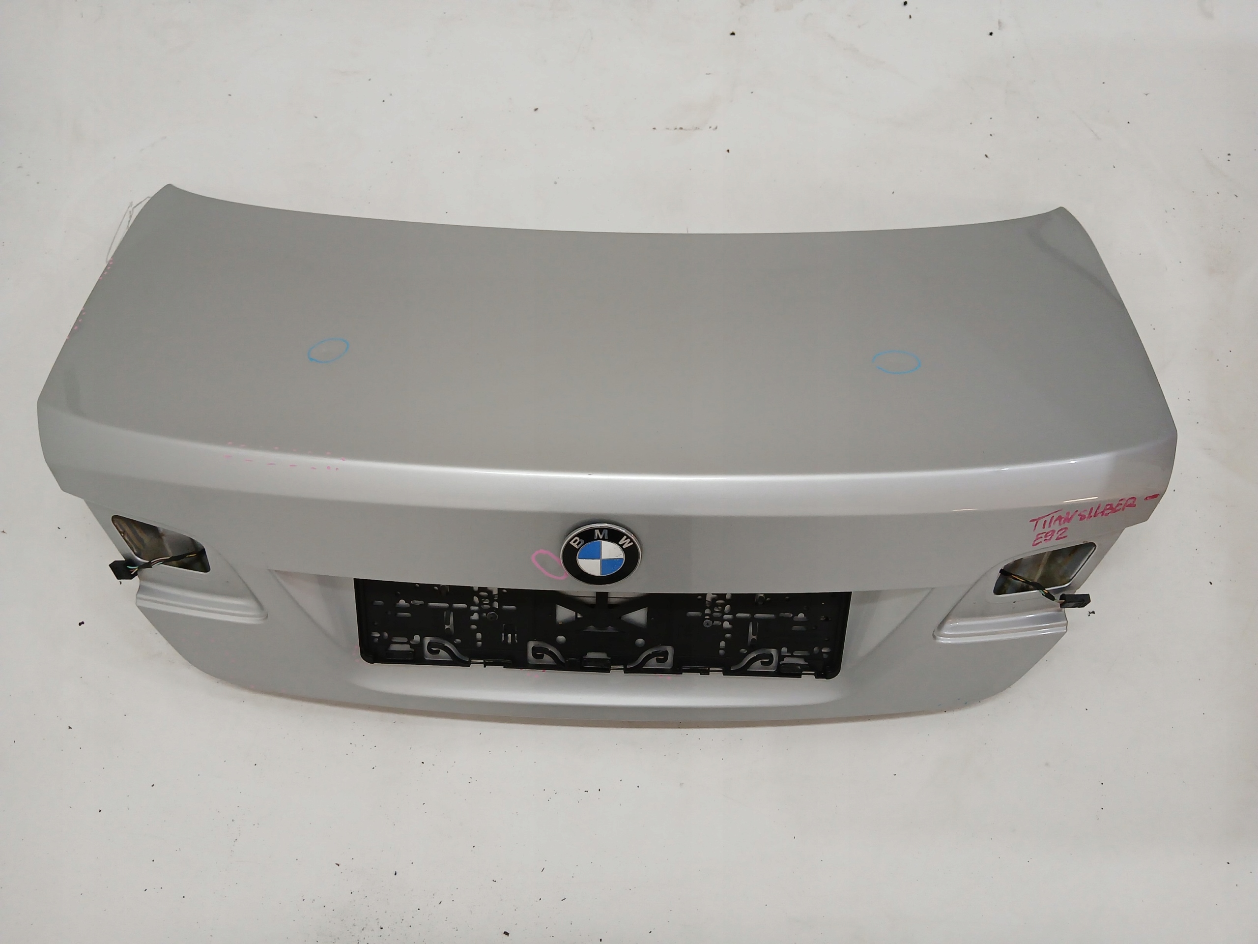 trunk door boot BMW E92 354/7 TITANSILBER