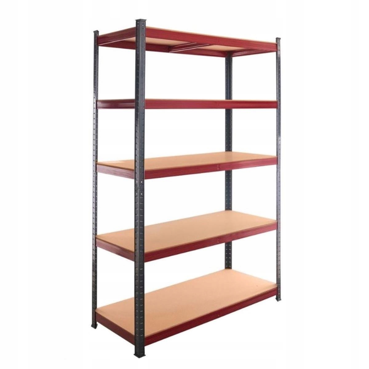 

Regał Magazynowy Metalowy 180 x 120 x 45cm Czarny