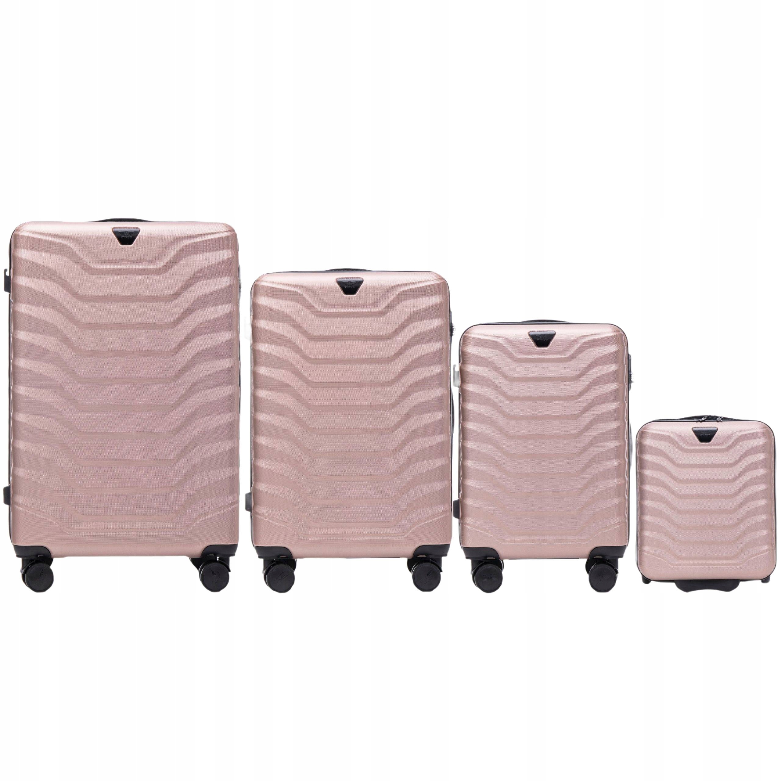 Wings Sada 4 cestovních kufrů do letadla Abs tvrdé, Kapacitní