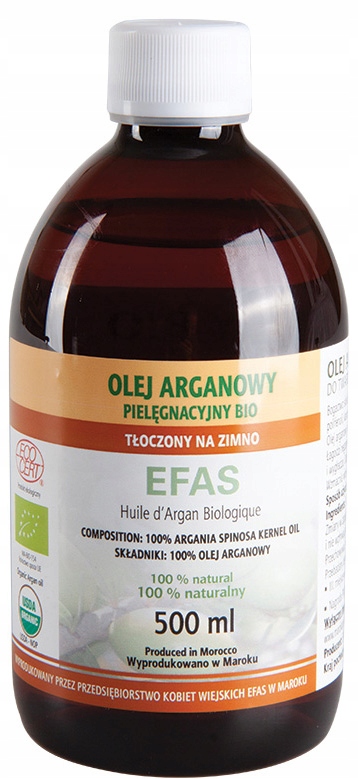 

Olej Arganowy Kosmetyczny 500ml Oryginał Maroko