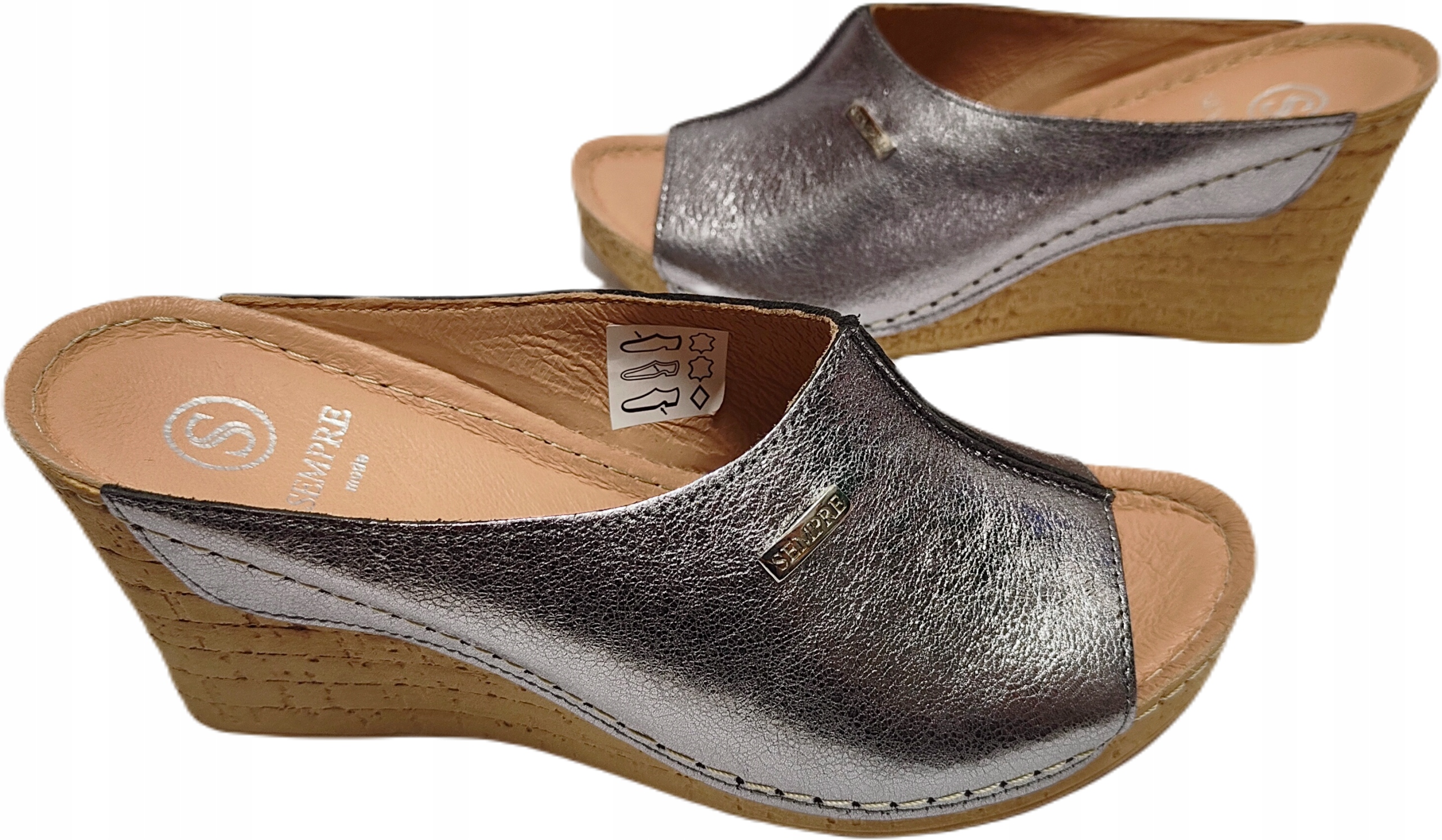 nazouváky na klínku Sempre 1837 šedé stříbro r41