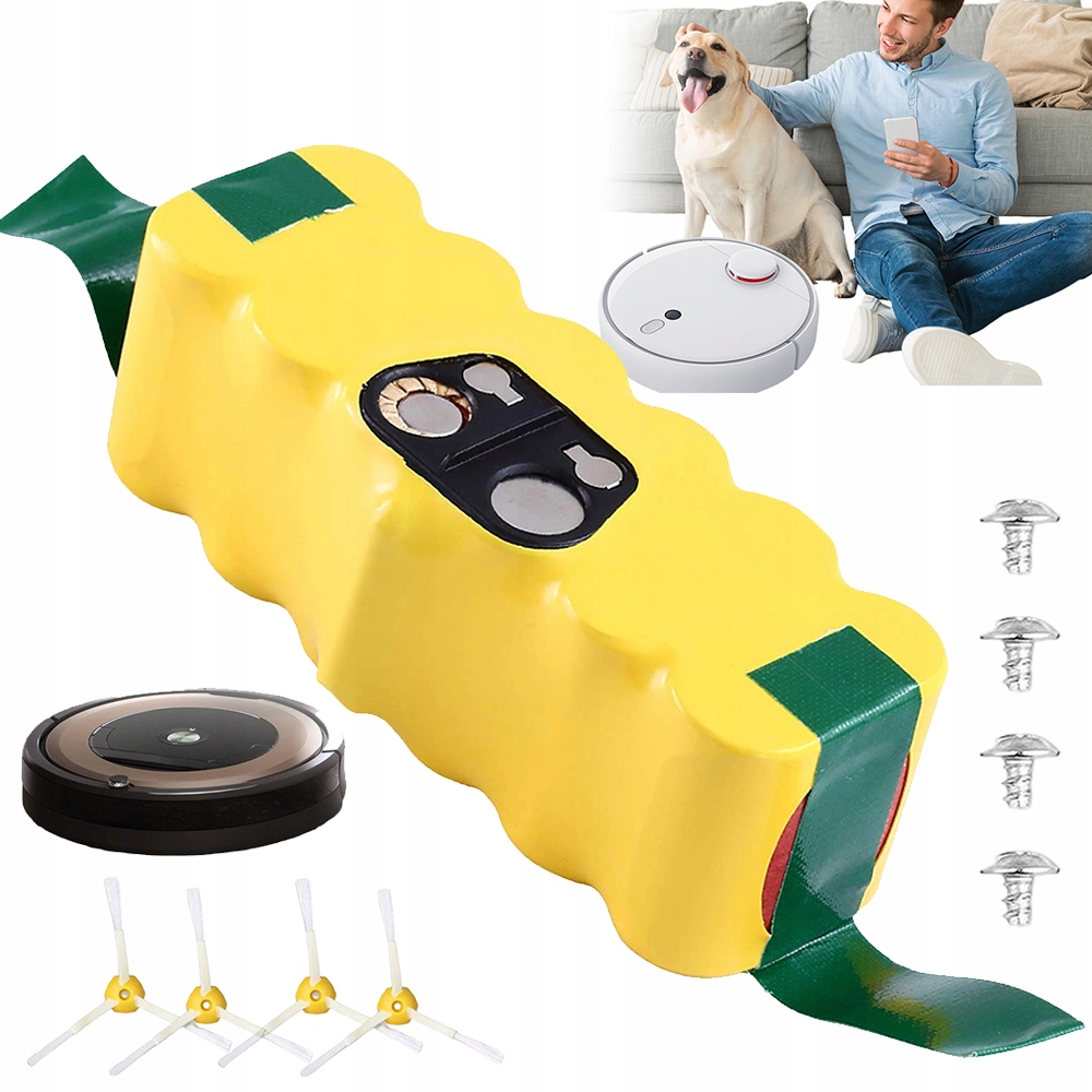 Akumulátory Pro Irobot Roomba 5000 Mah Ochrana Proti Přebíjení 14.4 V