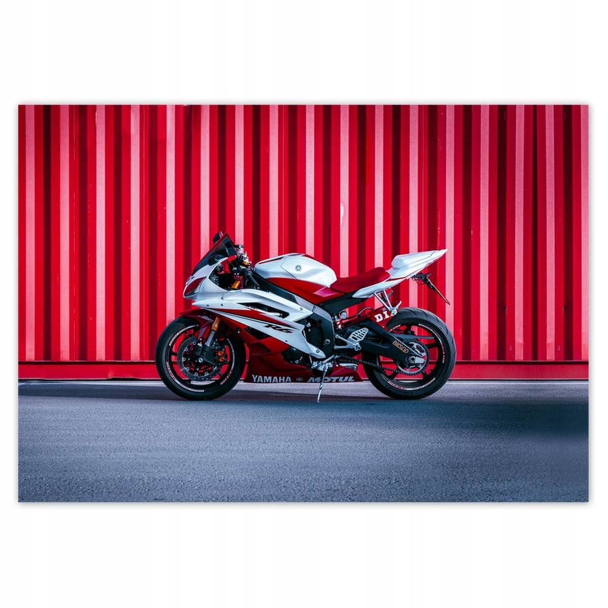 Fototapety 416x290 Białoczerwona Yamaha