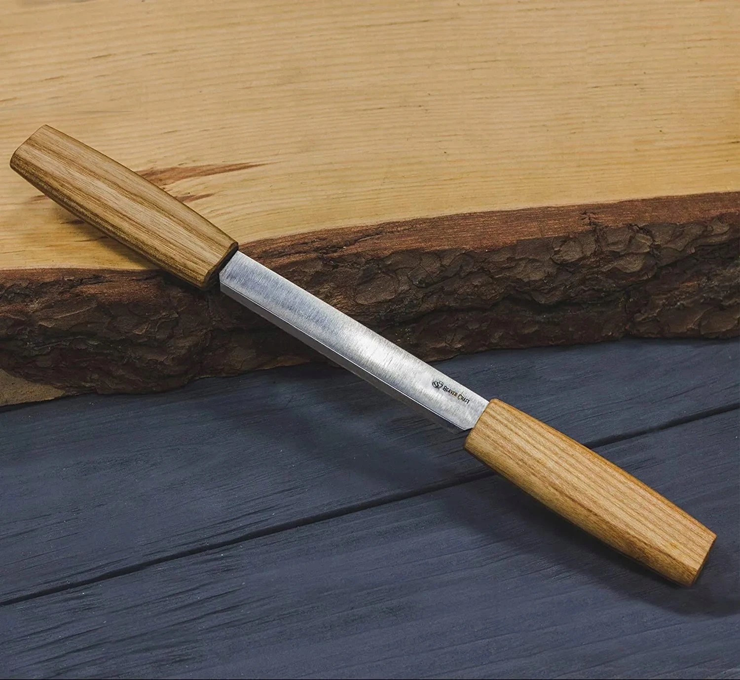 BeaverCraft Jednoduchý osník s potahem z kůže DK2S