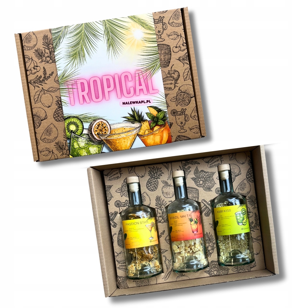 Levně Sada pro výrobu likérů a drinků jako dárek Tropical