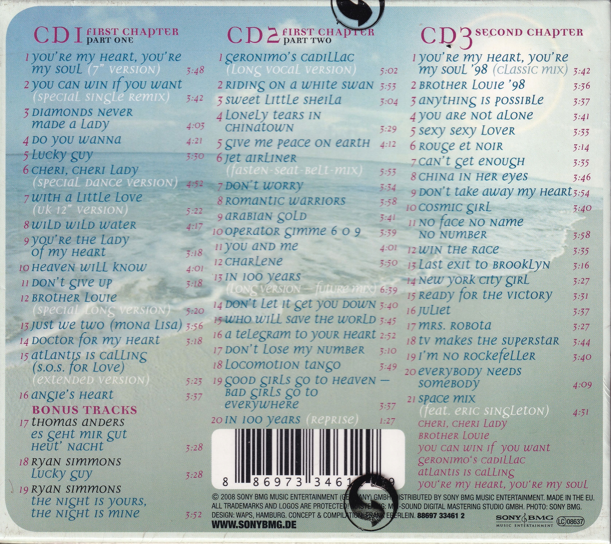 MODERN TALKING DEFINITIVE COLLECTION 3 CD ALL BEST Wytwórnia inna