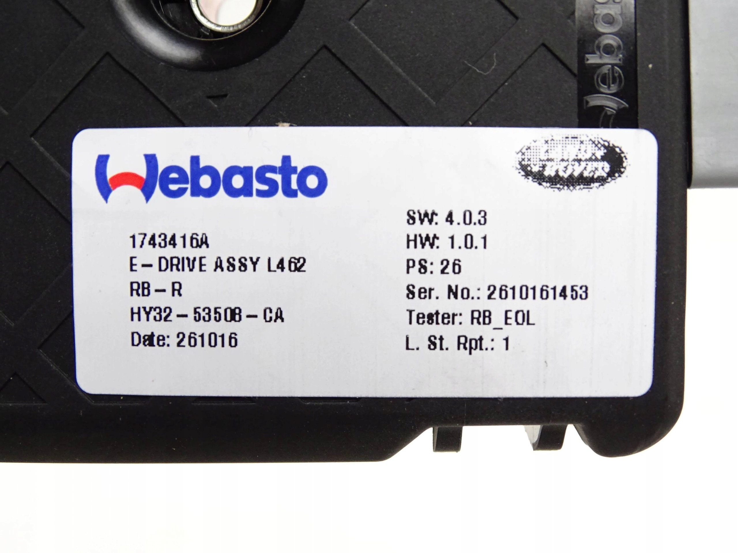 NOWY tylny silniczek panorama dach DISCOVERY 5 V Car type Passenger cars