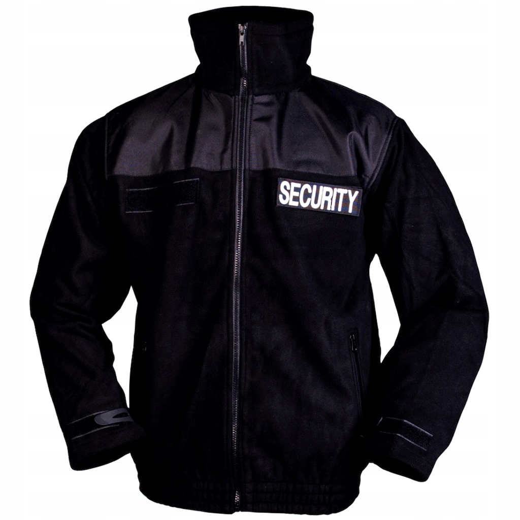 Polar mikina fleecová bez kapuce pánská Mil-Tec Security Black 3XL