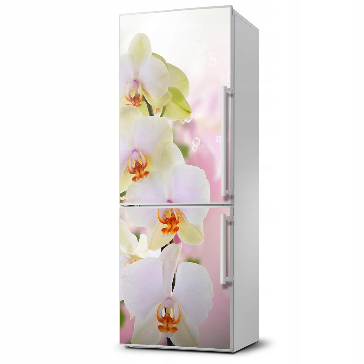 

Naklejka Magnes na lodówkę Biała orchidea 60x180