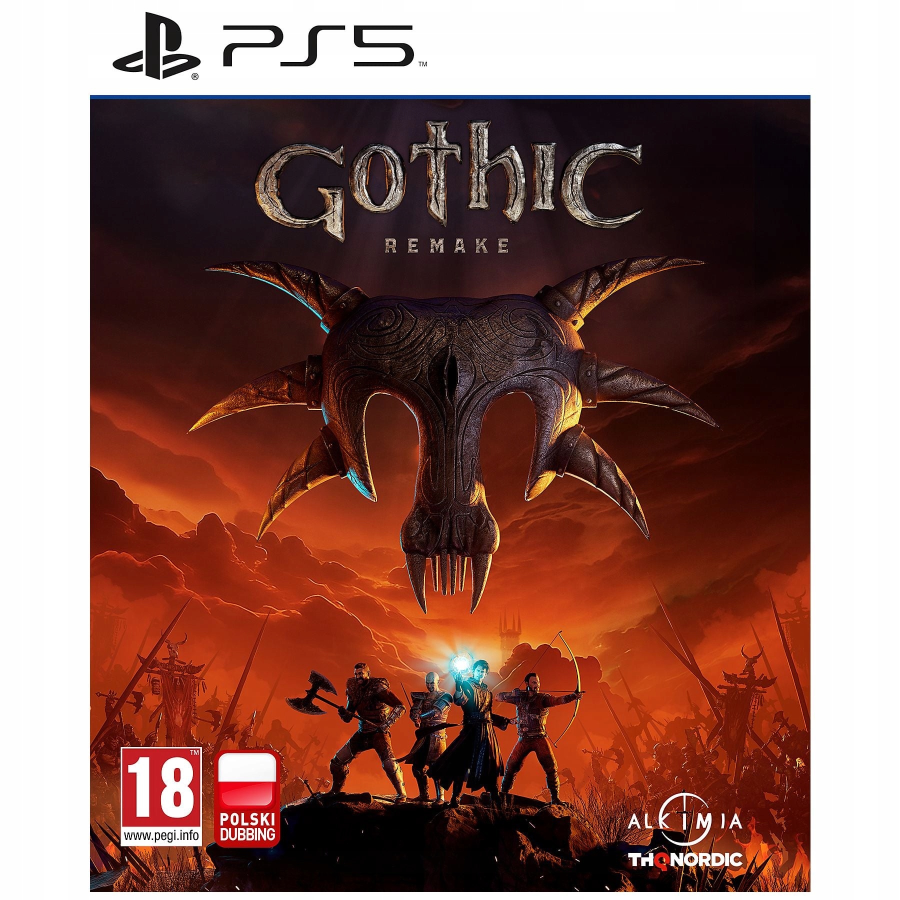GOTHIC 1 REMAKE / NOWA / PL dubbing / PS5 / NA PŁYCIE