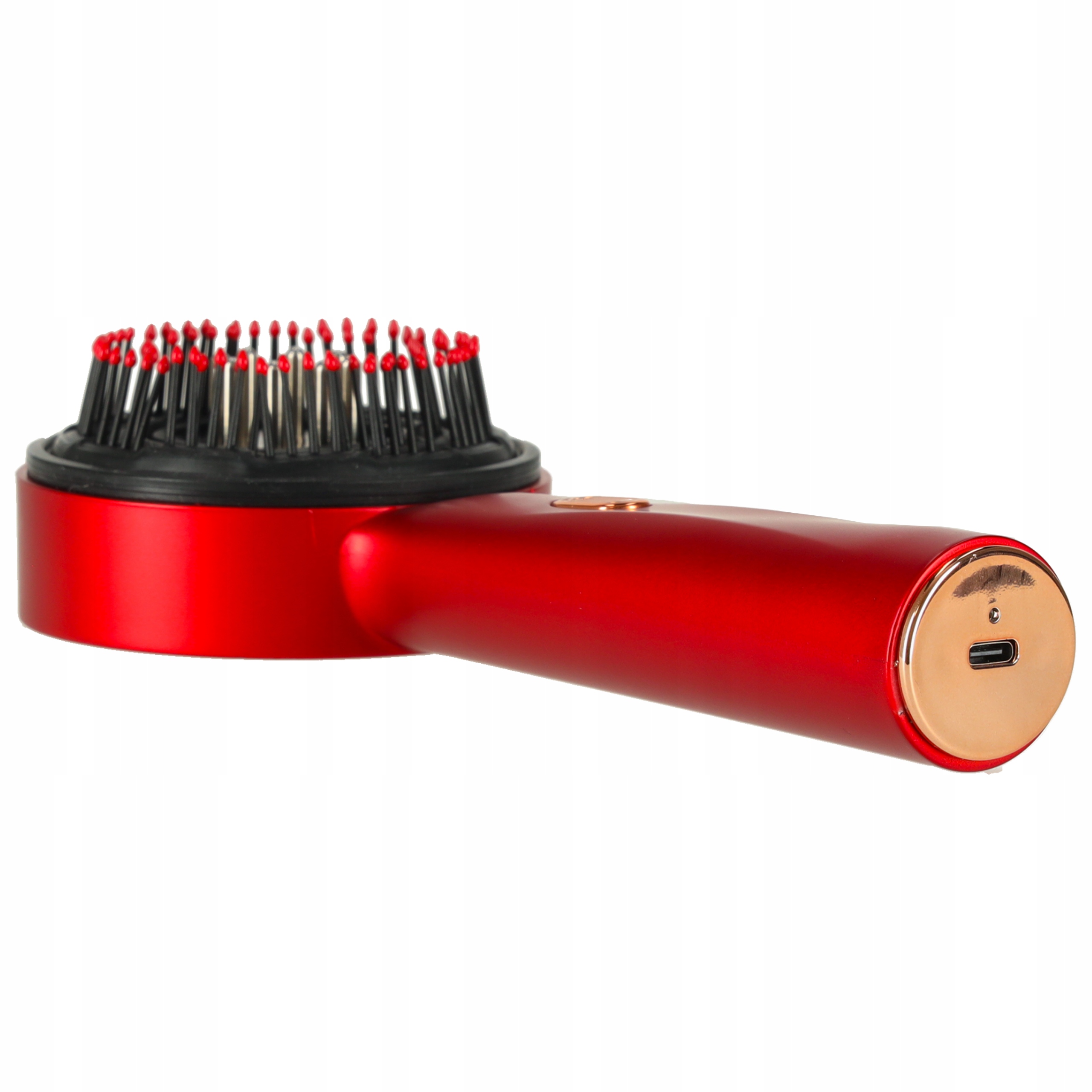 Kartáč na masáž hlavy masážní přístroj péče o vlasy červené světlo Usb