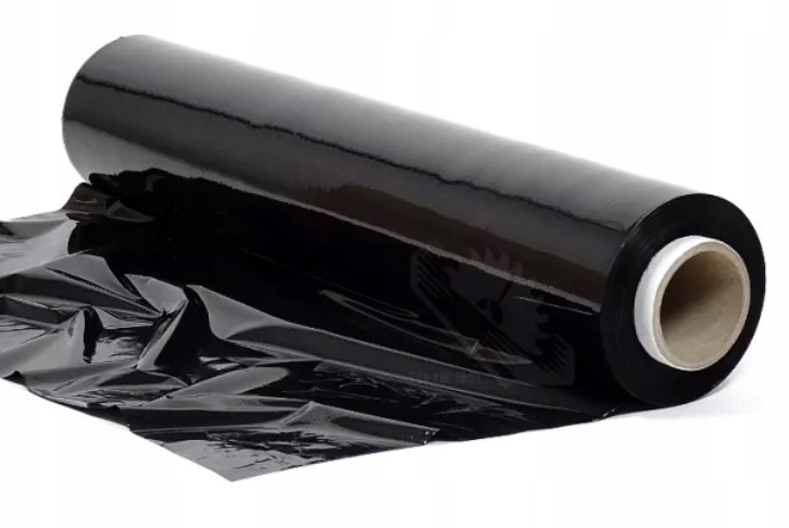 

3KG Netto Folia Stretch Strecz Strech Czarna