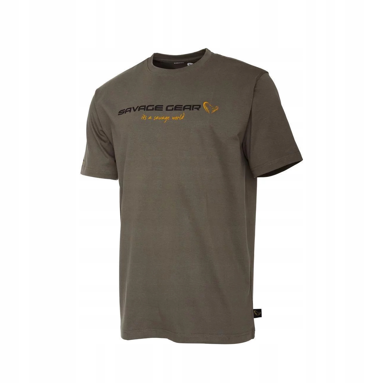 T-shirt klasyczny Savage Gear SG4 Logo rozm. XXL zielona 100% bawełna