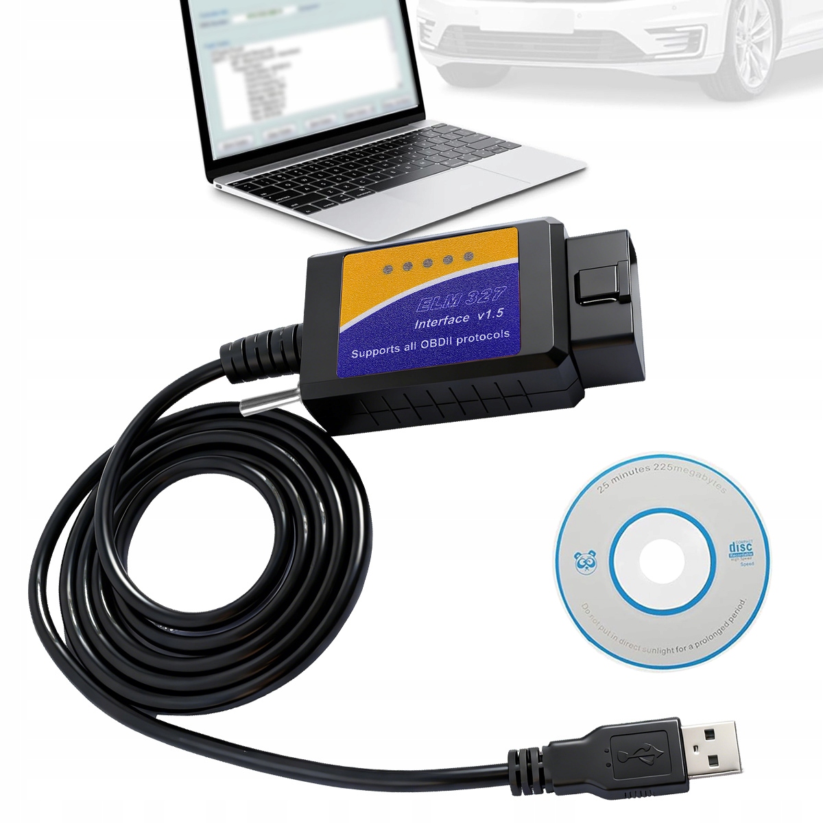 Interfejs Ford ELM327 Hs Ms Can FORScan Diagnostyka Kodowanie